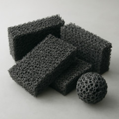 Огнеупорный литейный фильтр ФЭ-0.80-Kэ 2,5х2,5х0,8 мм