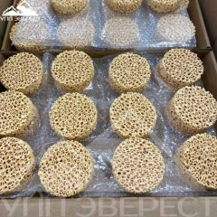 Пенокерамический фильтр на основе оксида циркония